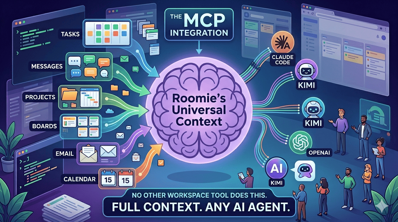 agent connection full mcp in roomie